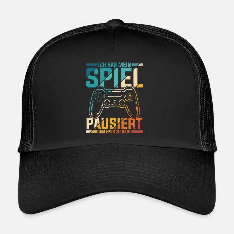 Gamer Zocker Design PC Spiel Gaming Geschenk Gamer Trucker Cap