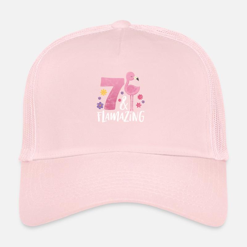 7e anniversaire Flamingo Casquette trucker 