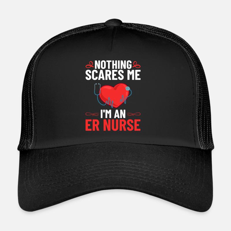 Infirmière d’urgence Premiers soins Casquette trucker 
