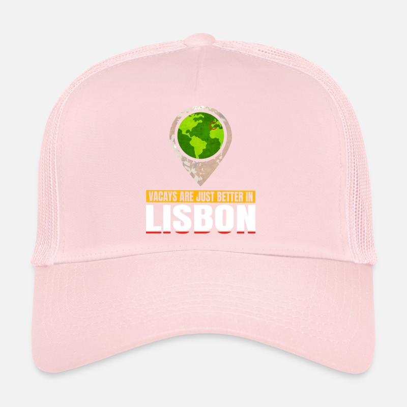 Joyable Lisbonne Agréable Tourisme Citation Casquette trucker 