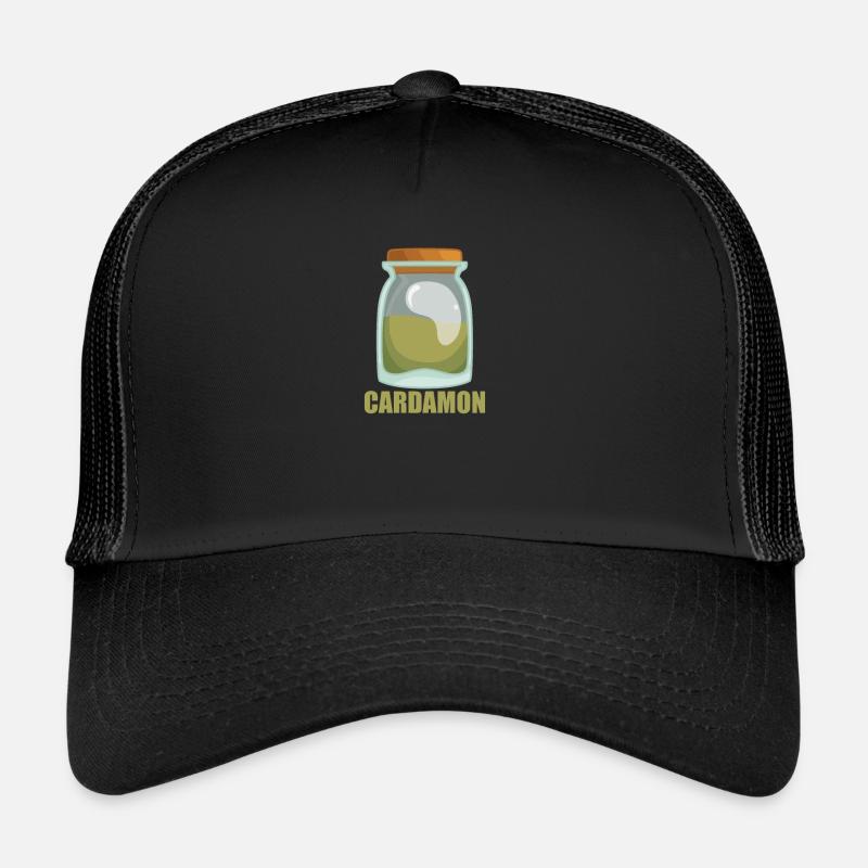 Cardamon Gewürz Geschmack Essen Kochen Trucker Cap