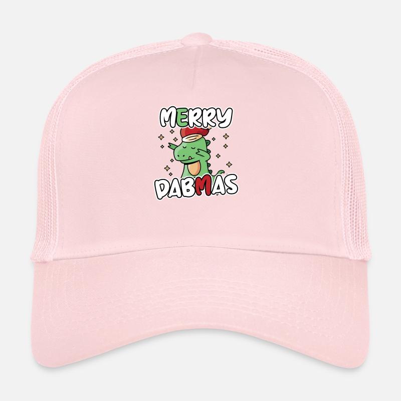 Dabbing Dino Dab Christmas Trucker Cap