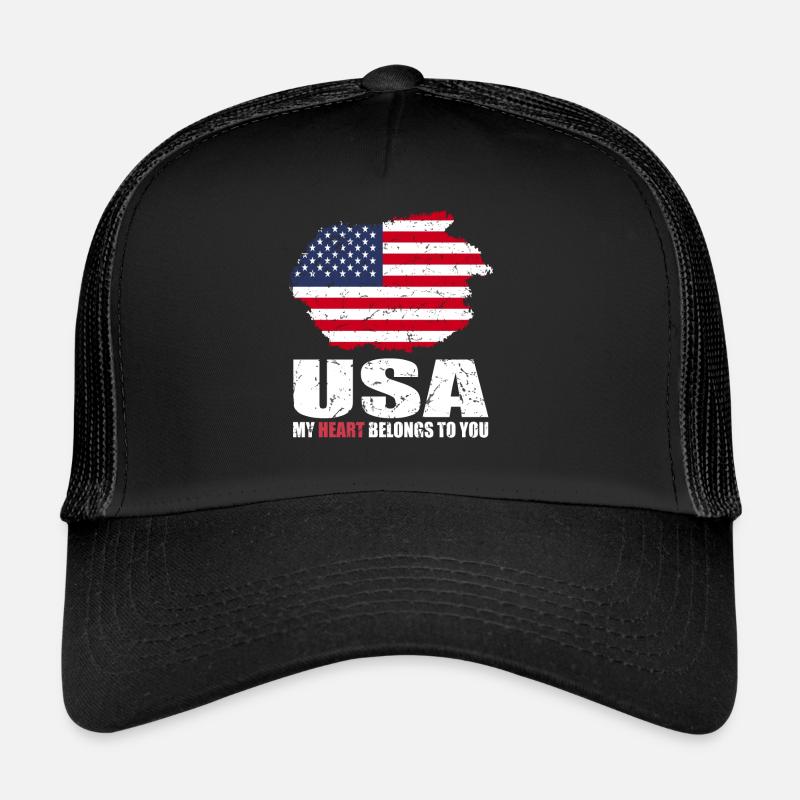 Drapeau de cerf Casquette trucker 