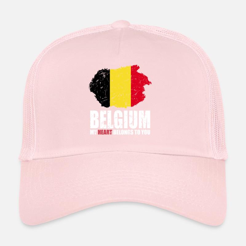 Drapeau de la Belgique Casquette trucker 