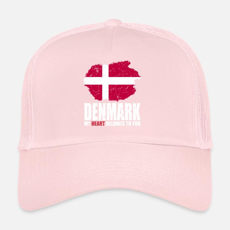 Drapeau du Danemark Casquette trucker 