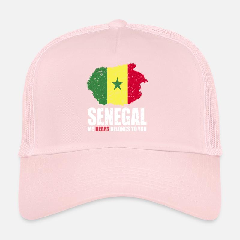 Drapeau du Sénégal Casquette trucker 