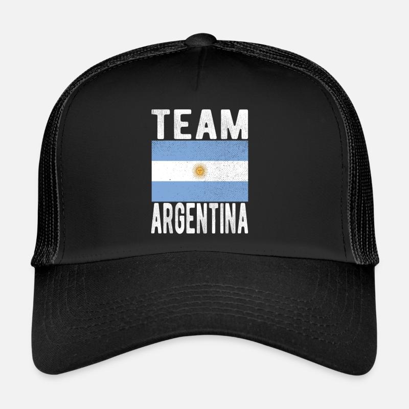 Drapeau de l’ARGENTINE Casquette trucker 