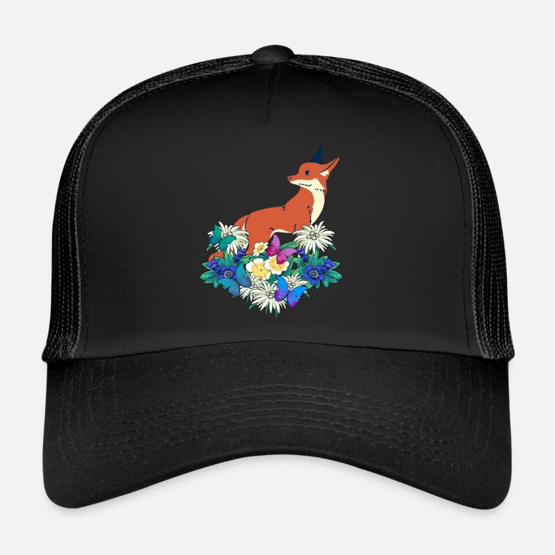 Early Spring Wild Animals Forest Animals Foxes Trucker Cap