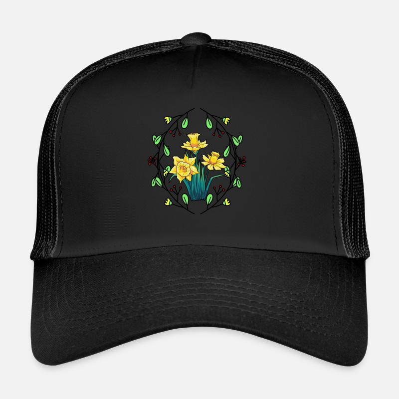 Cuisson des fleurs Jonquilles Nature Jardinier Flore Casquette trucker 