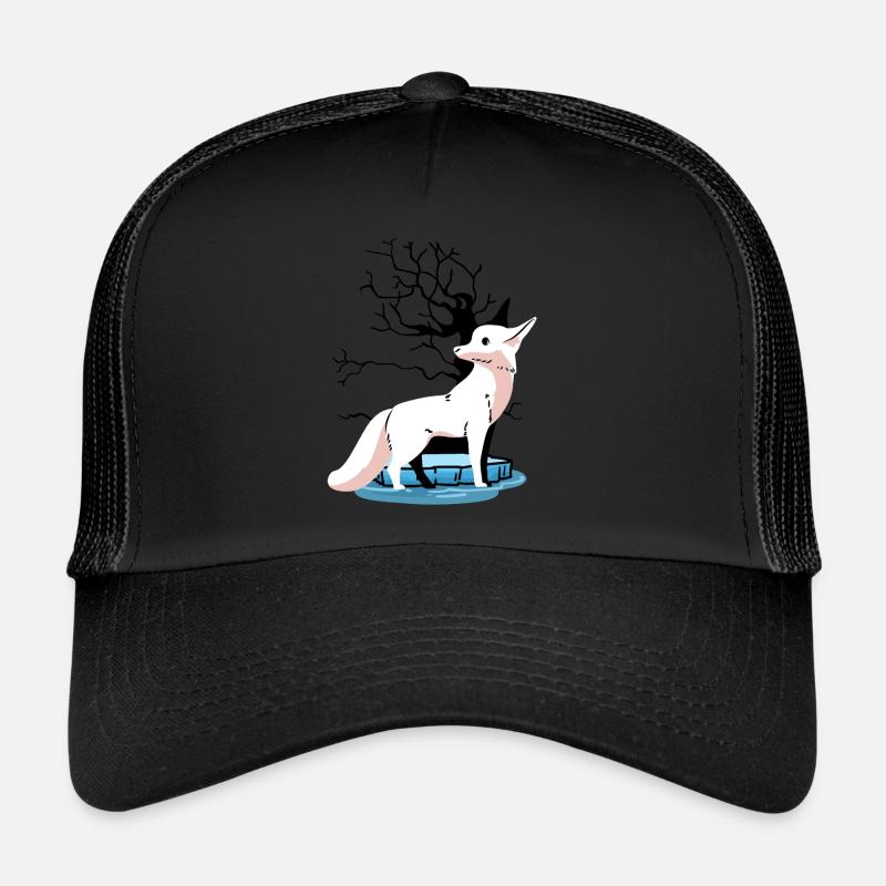 Wildlife Arctic North Pole Fox Foxes Child Polar Trucker Cap
