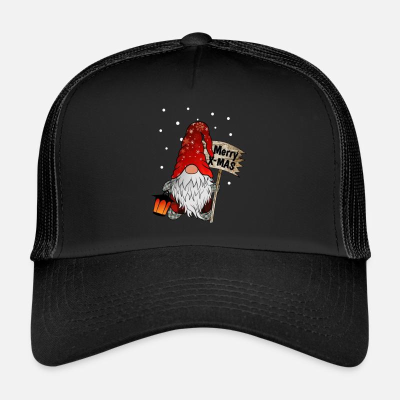 Nain de Noël Gnome de Noël Casquette trucker 