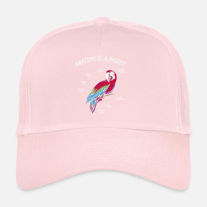 Anatomie d’un perroquet Casquette trucker 