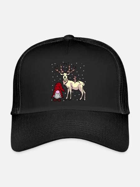 Nicholas Xmas Christmas Fantasy Christmas Child - Trucker Cap - black/black - Front