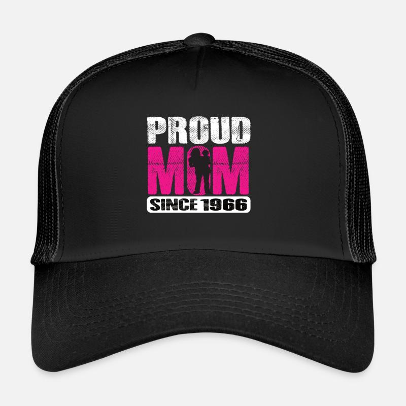 Proud Mom Since 1966 Trucker Cap