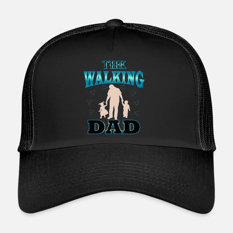 The walking Dad - Trucker Cap - black/black
