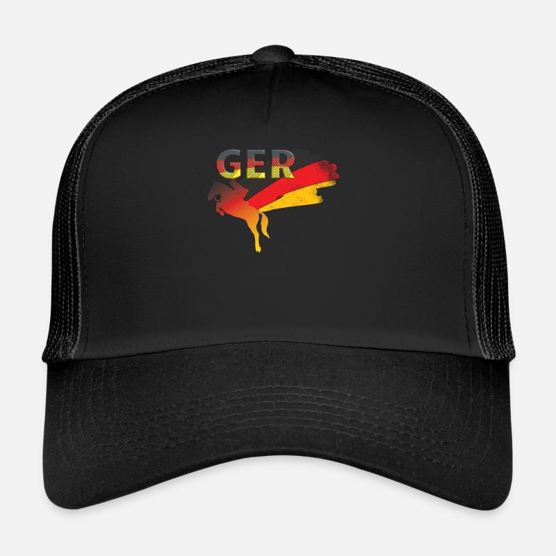 Germany Horseback riding Trucker Cap