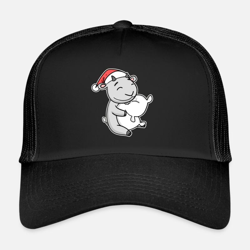 Chèvre Noël Noël Oreiller bébé Casquette trucker 