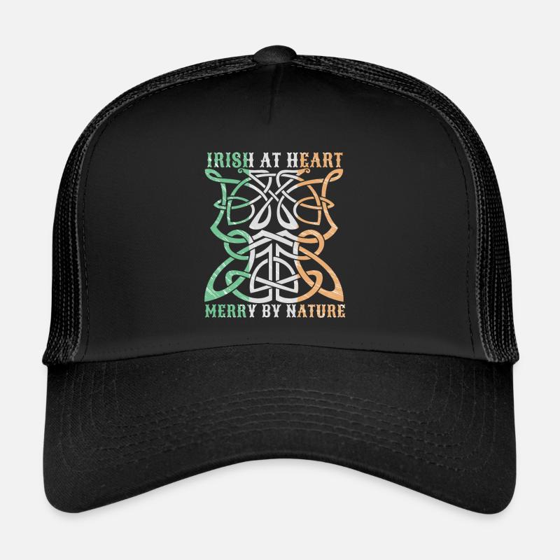 Irisch Irland Keltisches Ornament lustiger Spruch Trucker Cap