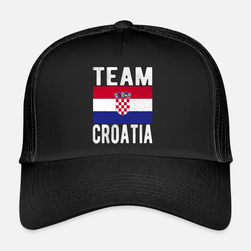 Drapeau de la Croatie Casquette trucker 