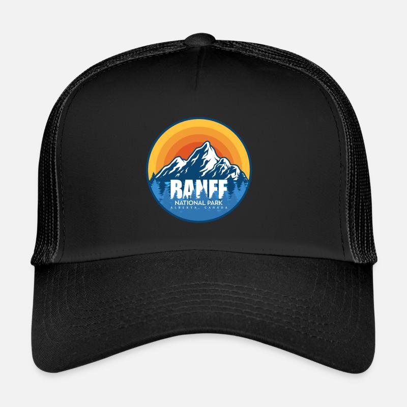 Banff National Park Alberta Canada Souvenir Trucker Cap