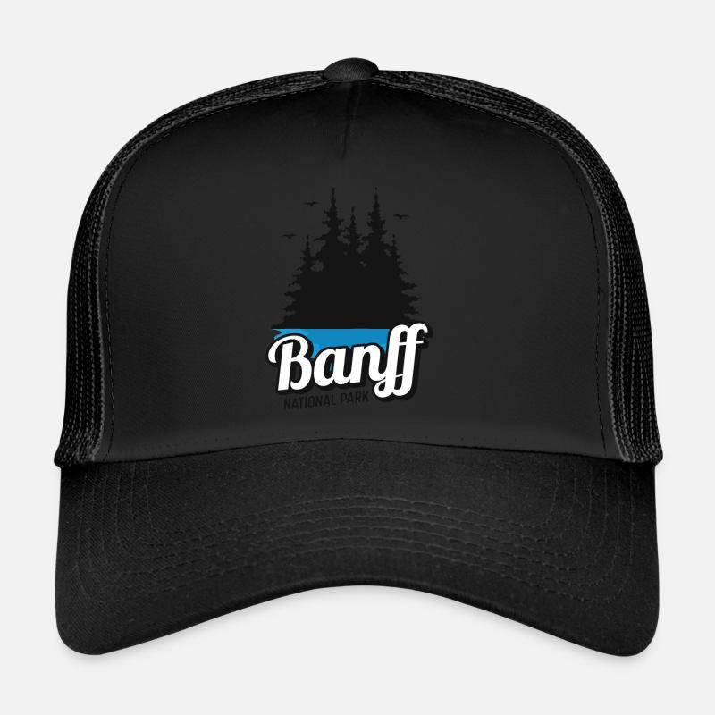 Banff Camping National Park Alberta Canada Souveni Casquette trucker 