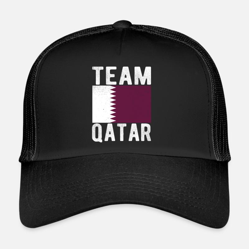 Qatar Flag Trucker Cap