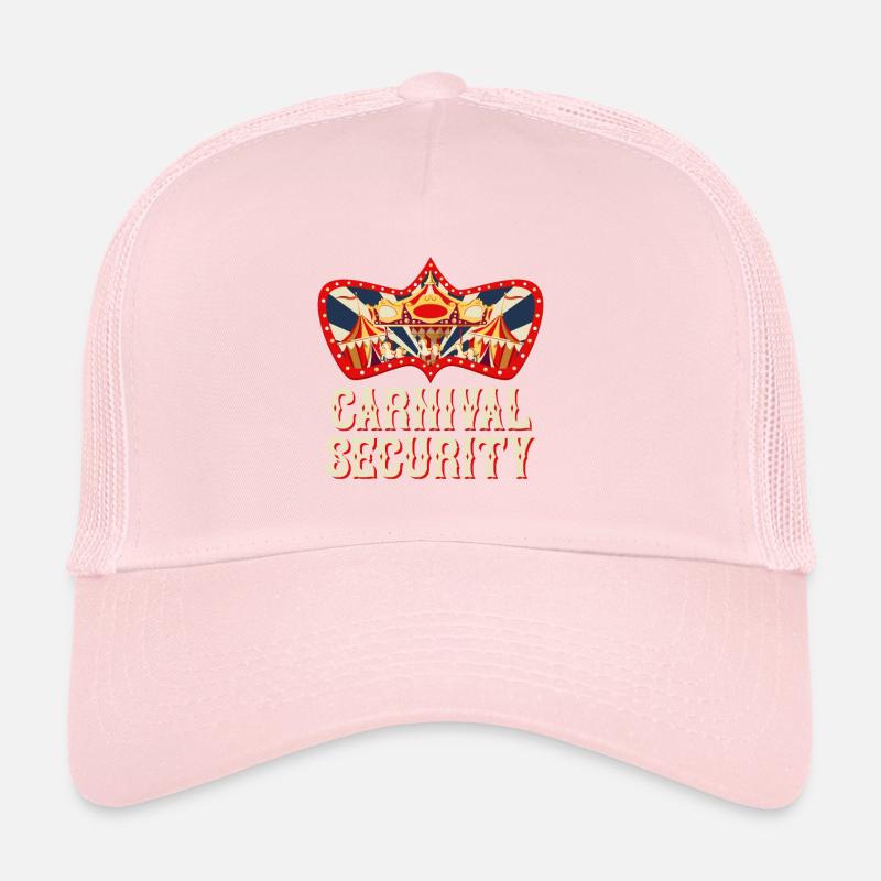 Carnival Security Birthday Circus Outfit Karneva Trucker Cap