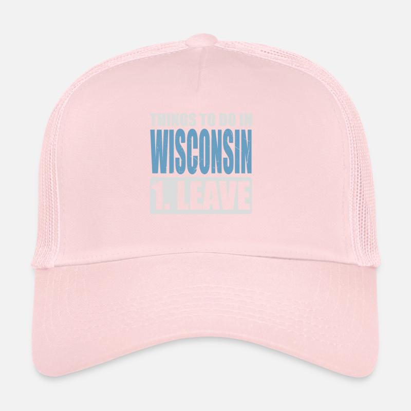 Mème du Wisconsin Casquette trucker 