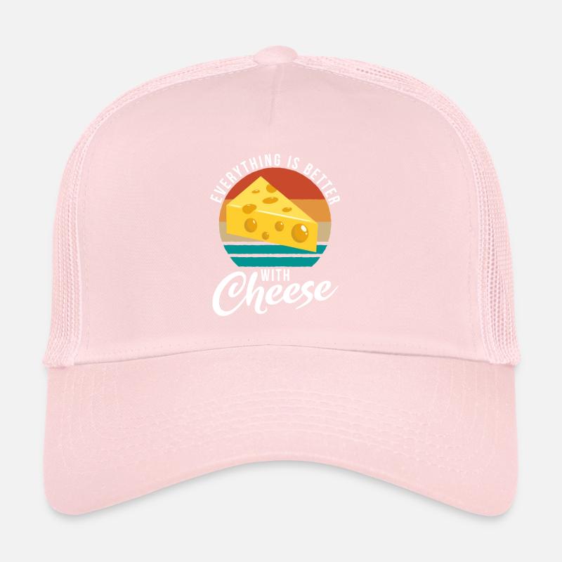 Snack Cheese Lover Cheese Gift Trucker Cap