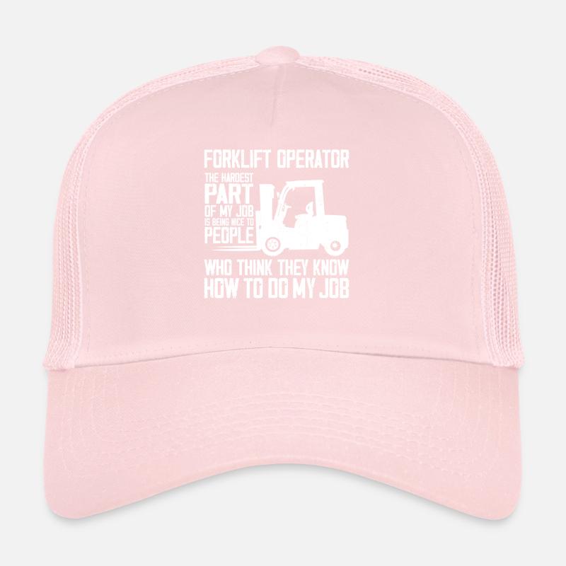 Certified Forklift Truck Operator Trucker Cap