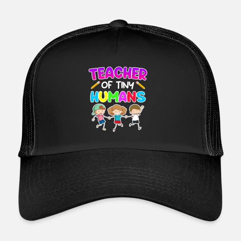 Mein Beruf ist Kindergärtner Erzieher Kindergarten - Trucker Cap - Schwarz/Schwarz
