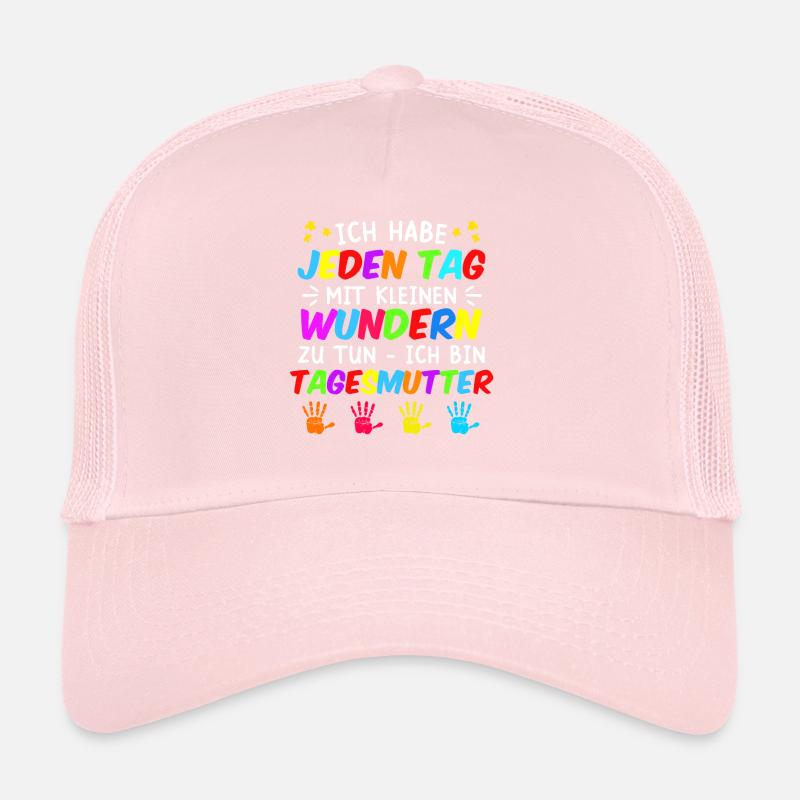 Je fais face à des miracles tous les jours assistante maternelle Casquette trucker 