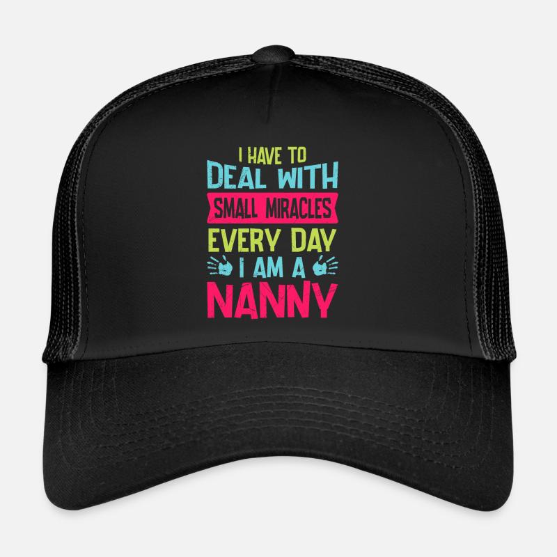 Je fais face à de petits miracles tous les jours Casquette trucker 