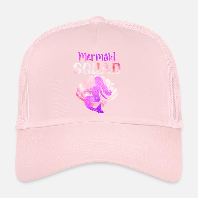 Mermaid Squad Mythical Creature Fin Mermaid Casquette trucker 
