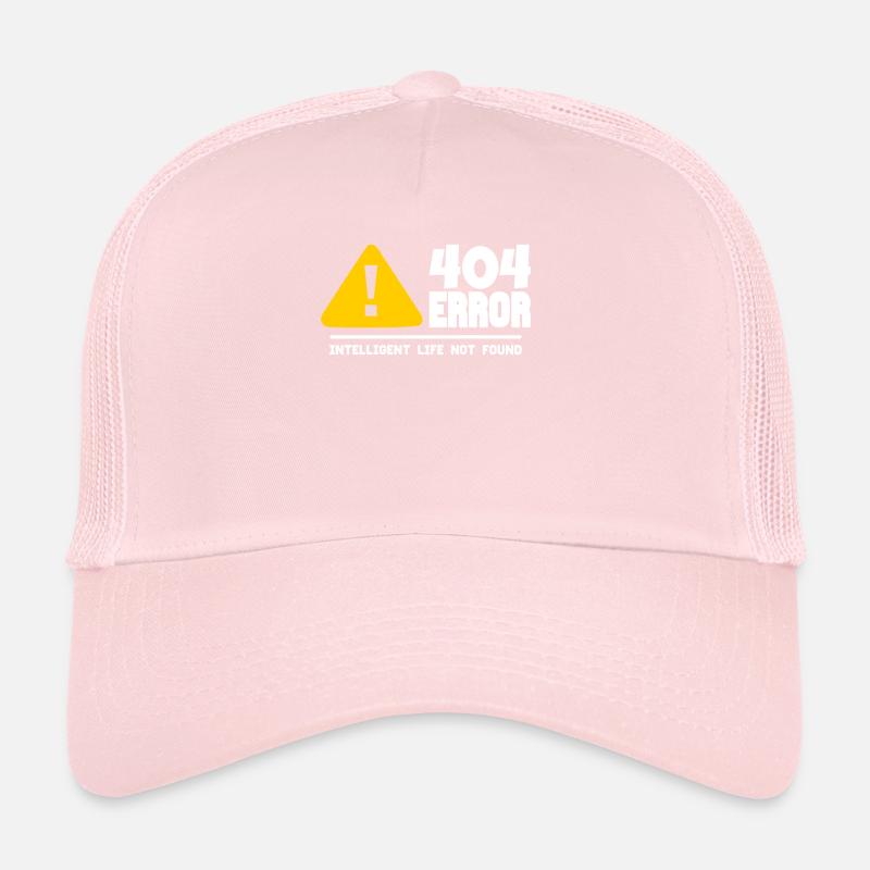 Ordinateur et programmeur geek. 404 Erreurs Casquette trucker 