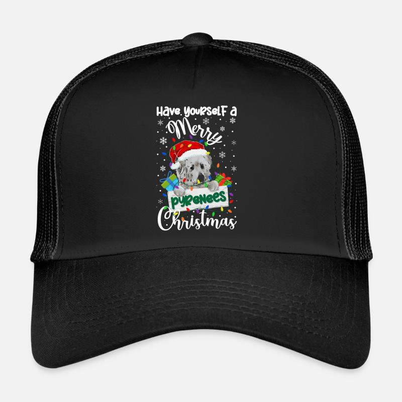 Great Pyrenees Weihnacht Goldener Hunde Geschenk Trucker Cap