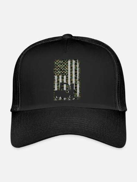 Conducteur de chariot élévateur certifié - Casquette trucker  - noir/noir - Devant