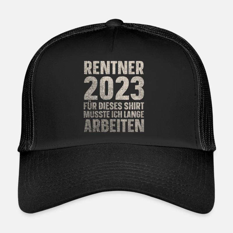 Rentner 2023 Ruhestand Trucker Cap