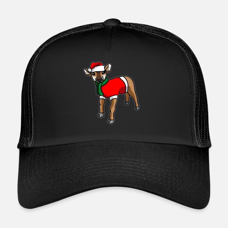 Antilope avec pull de Noël Casquette trucker 
