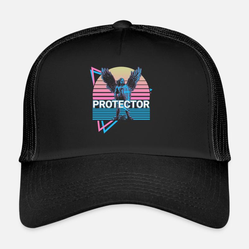 Protector Archangel Michael Retro Trucker Cap