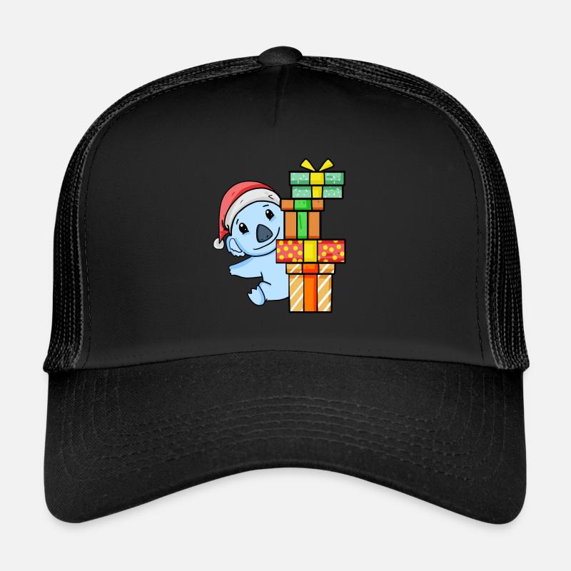 Weihnachten Koala mit Geschenke Trucker Cap