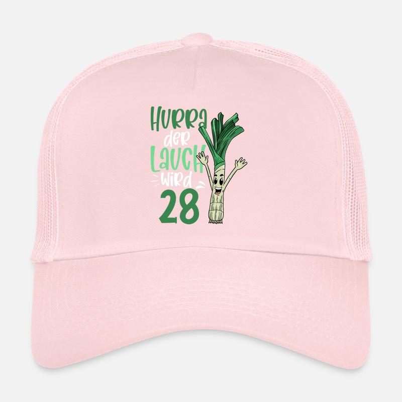 Hurra der Lauch wird 28 Trucker Cap