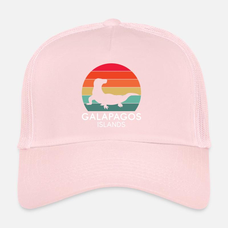 Galapagos Islands National Park Lizard Ecuador Ozea Trucker Cap