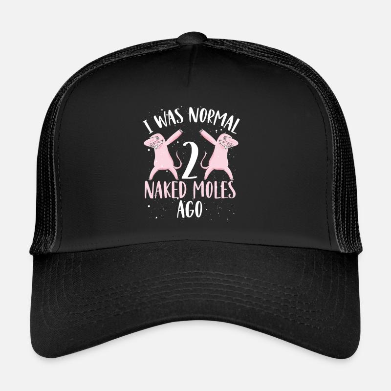 Two dabbing naked moles Trucker Cap
