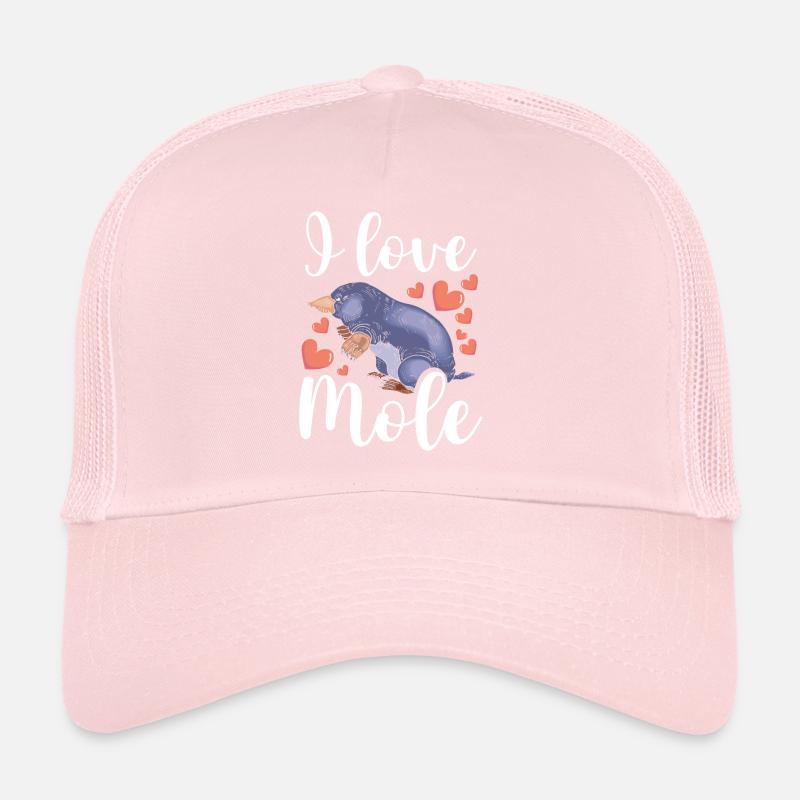 J’aime la taupe Casquette trucker 