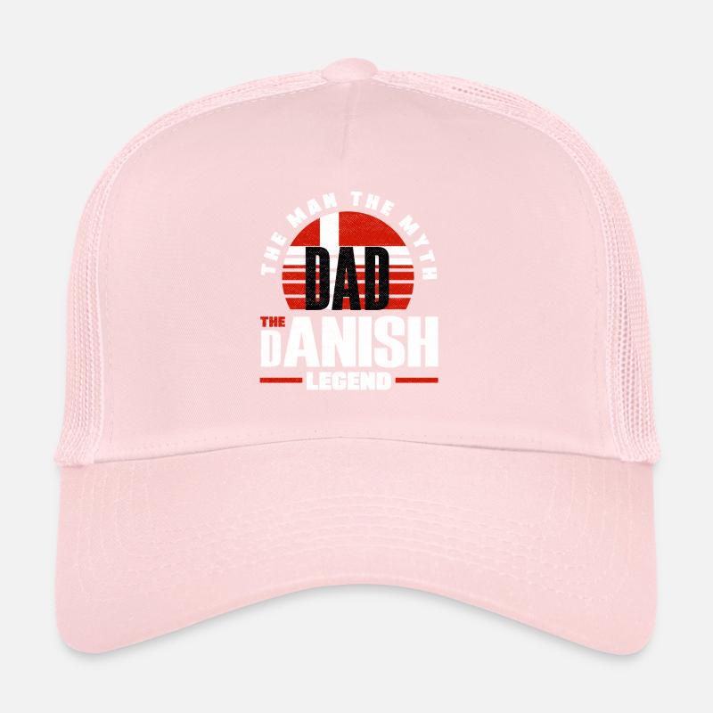 Danemark Drapeau Père Casquette trucker 