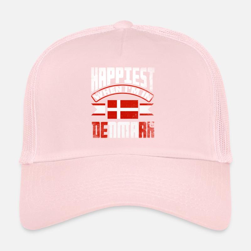 Danemark drapeau le plus heureux quand im in Casquette trucker 