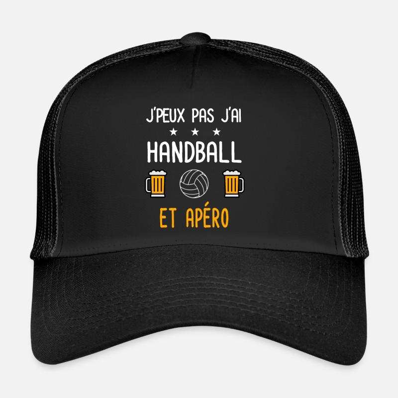 je peux pas j'ai handball apéro Casquette trucker 