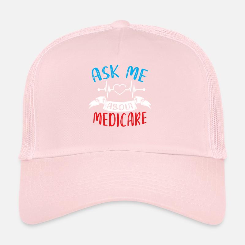 Ask Me About Medicare Insurance Professional Trucker Cap