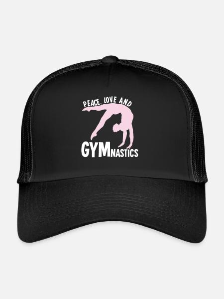 Gymnastique Gymnastique RSG Gymnaste Gymnastique - Casquette trucker  - noir/noir - Devant